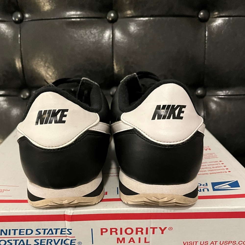 Nike Cortez Basic Leather “Black White” - image 3